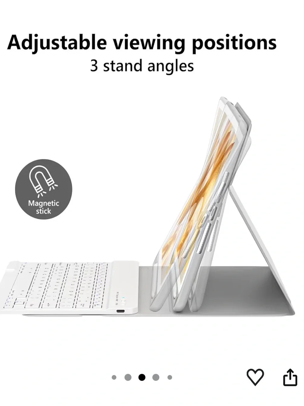 Bluetooth Keyboard & Case for 9th Gen iPad